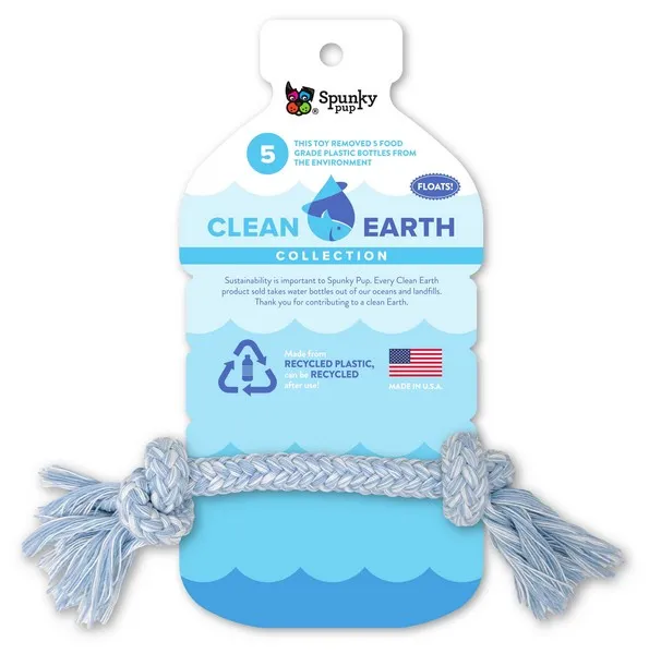 1ea Spunky Pup Clean earth Recycled Rope Small - Health/First Aid